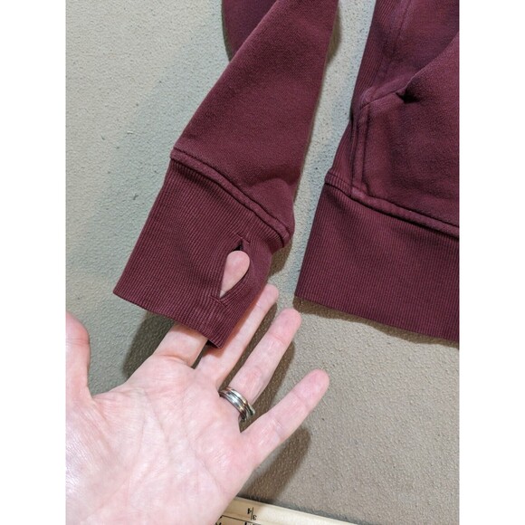 Lululemon Women's Scuba Hoodie Limited Edition Rust Color Thumbholes Size 6 - Picture 5 of 11